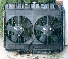 View of electric fan